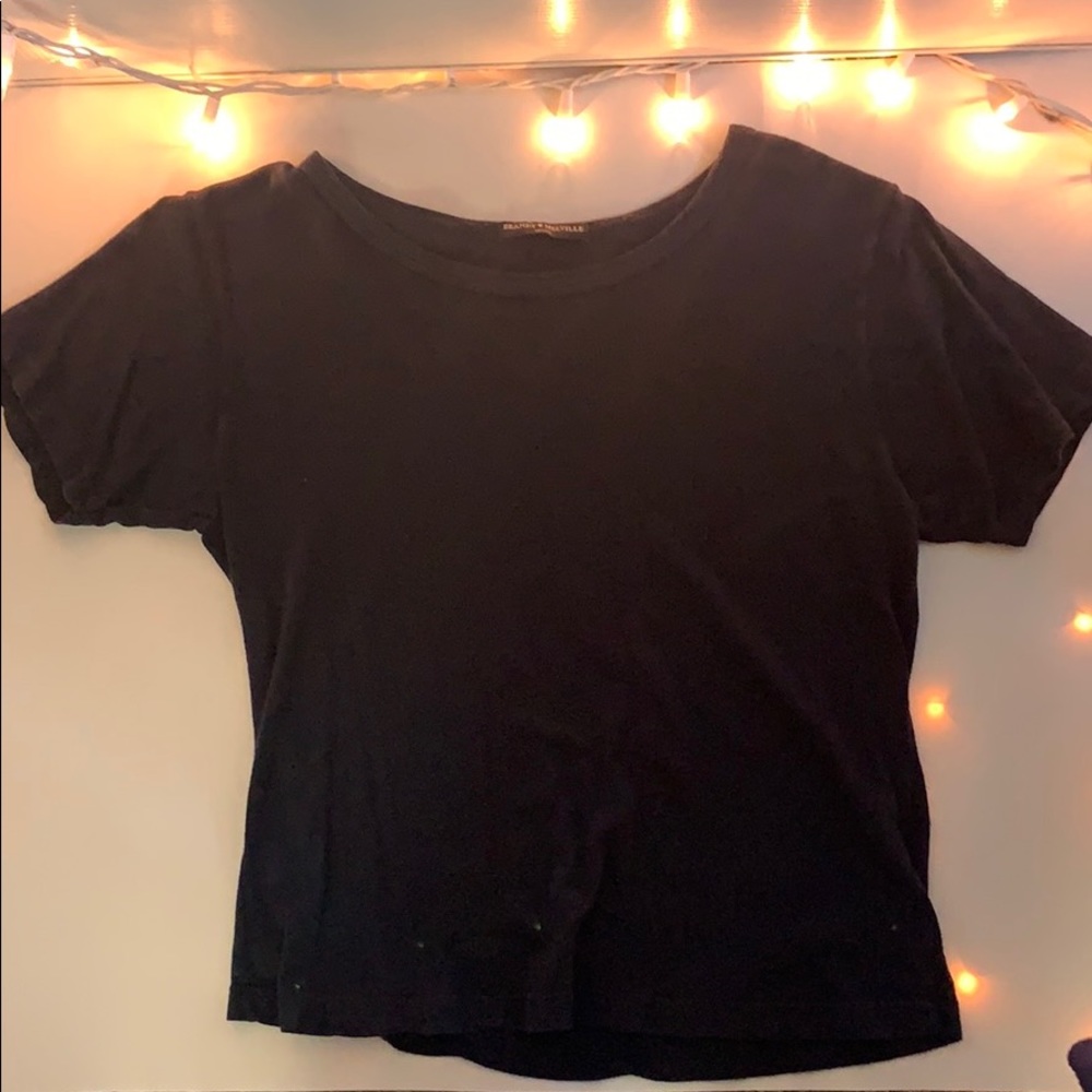 Brandy Melville Navy Blue T-Shirt